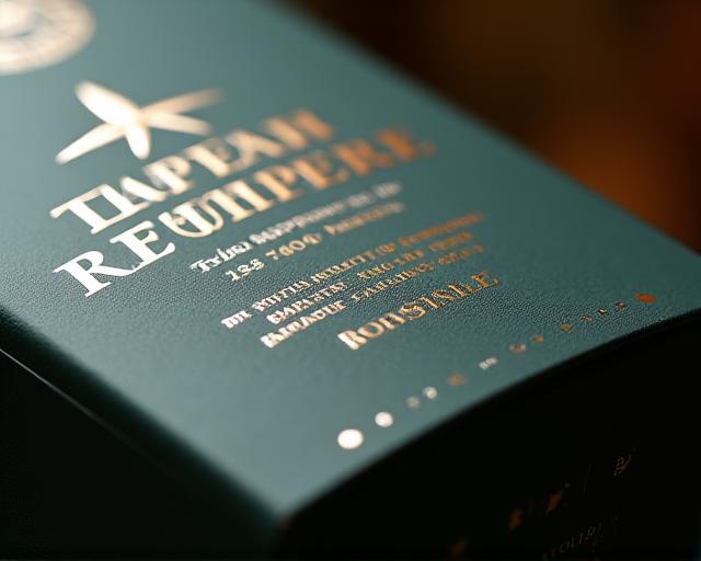 Typographie pour packaging premium